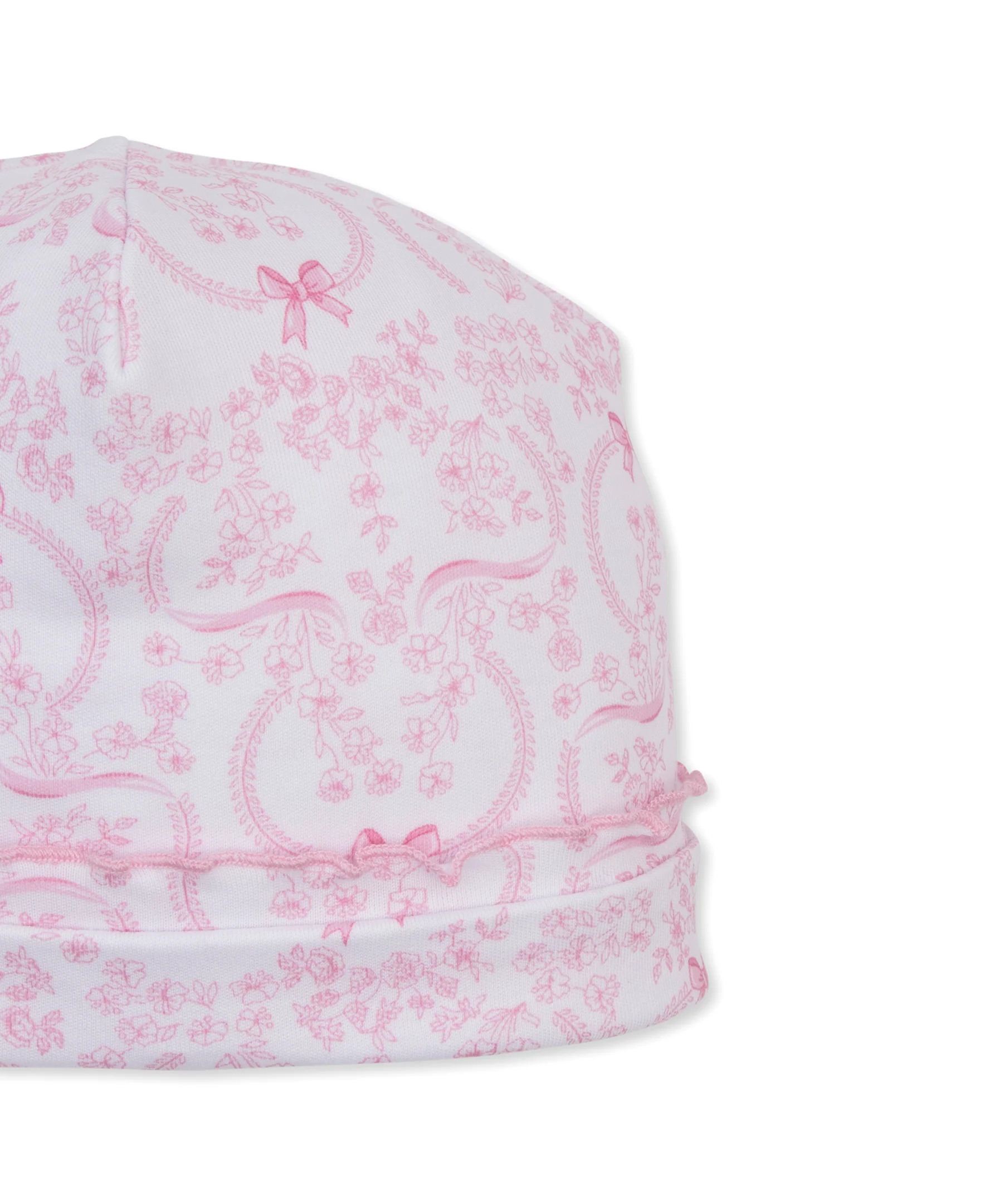 Delicate Blooming Bows Pink Hat - Image 2