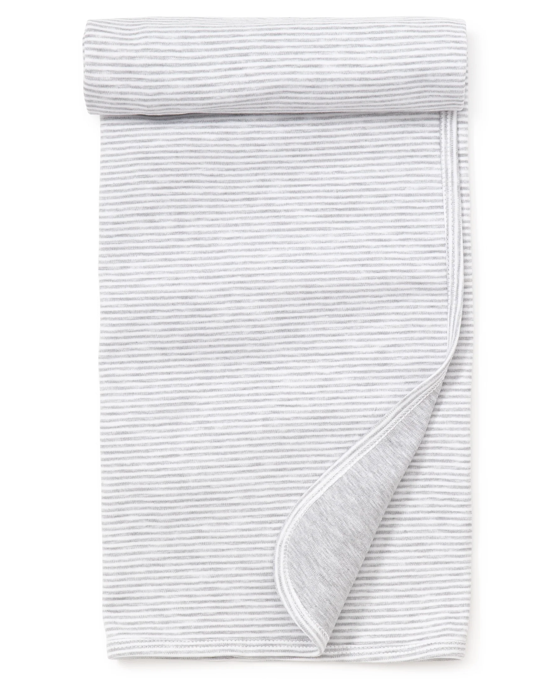 Gray Kissy Essentials Stripe Blanket - Image 3