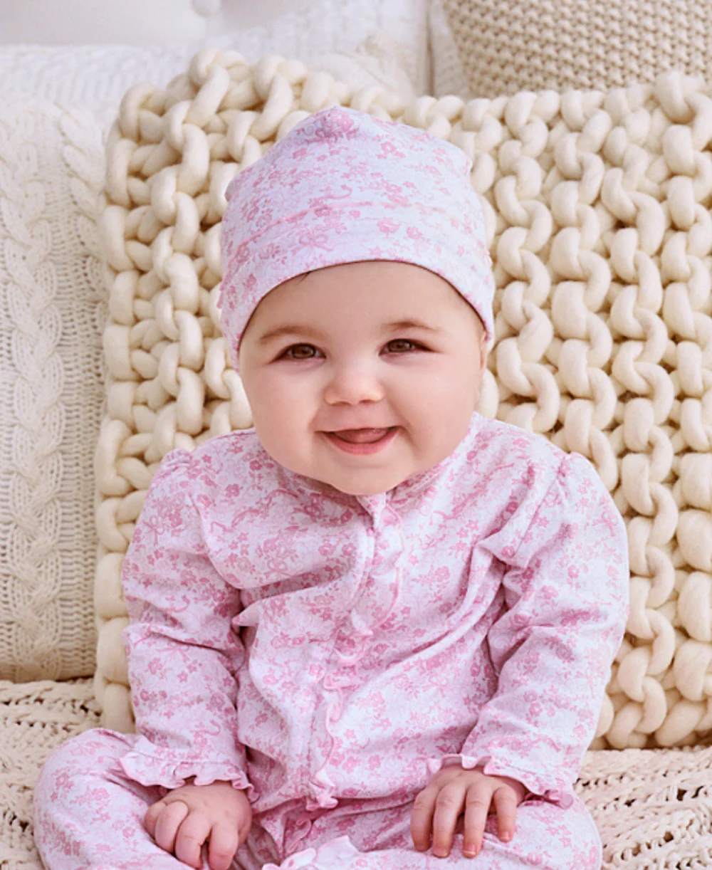 Old English Roses Pink Hat