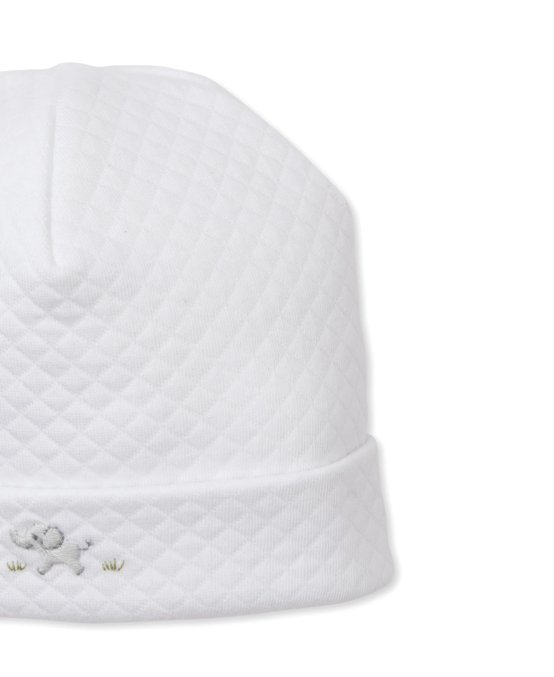 Premier Elephant Esprit White/Silver Hand Emb. Jacquard Hat - Image 2