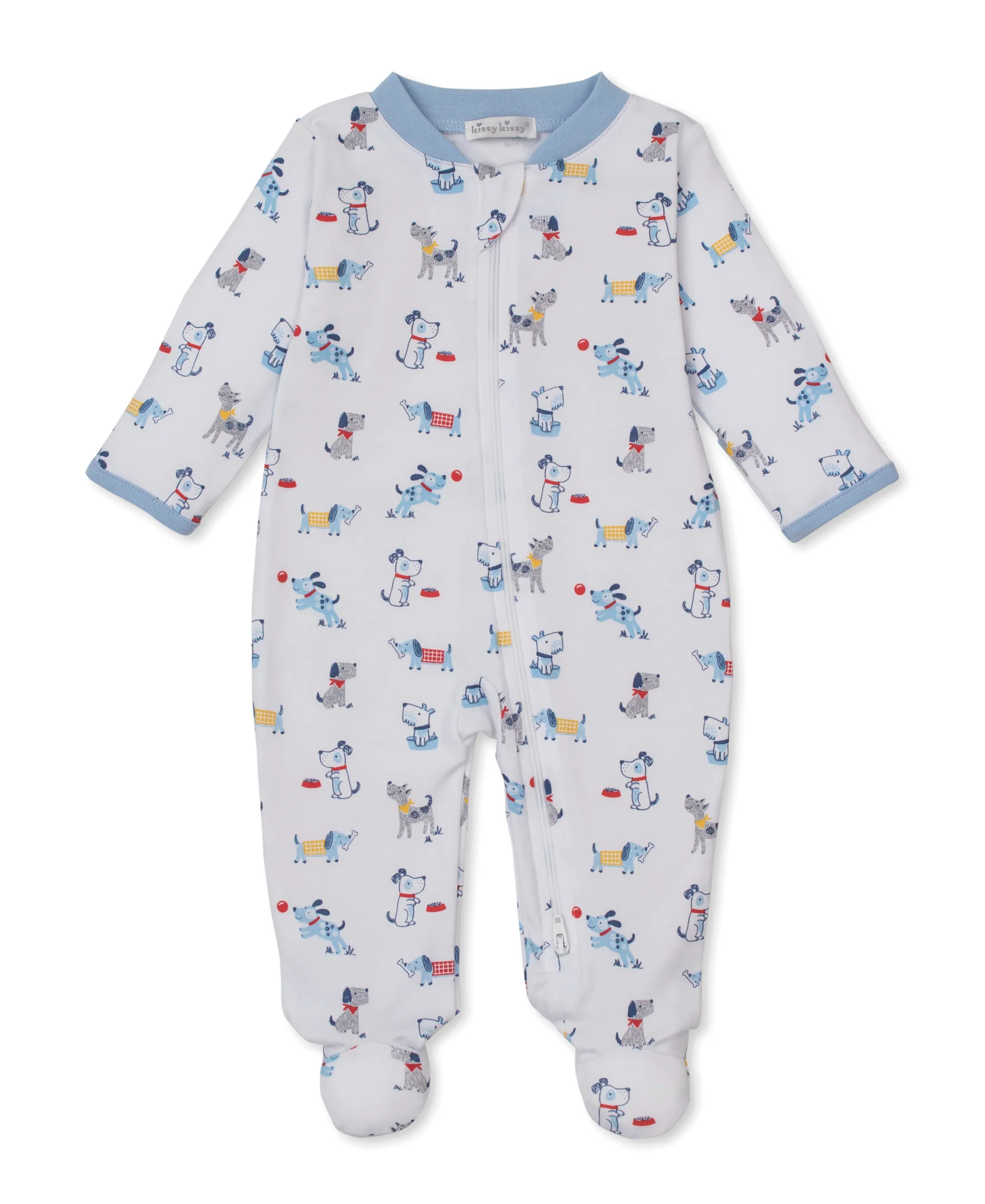 Puppy Patch Zip Footie - Image 2