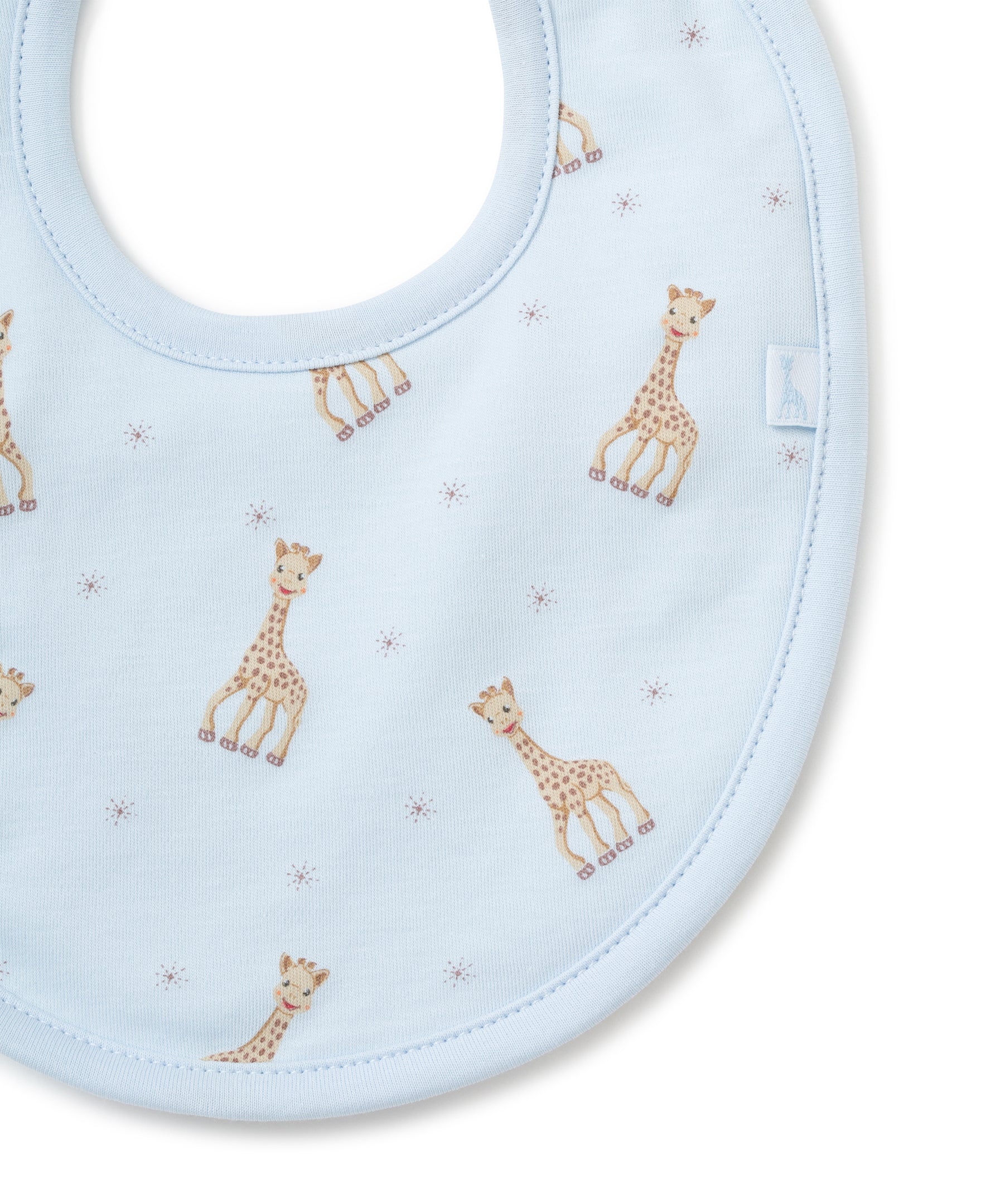 Sophie la girafe Blue Print Bib - Image 2