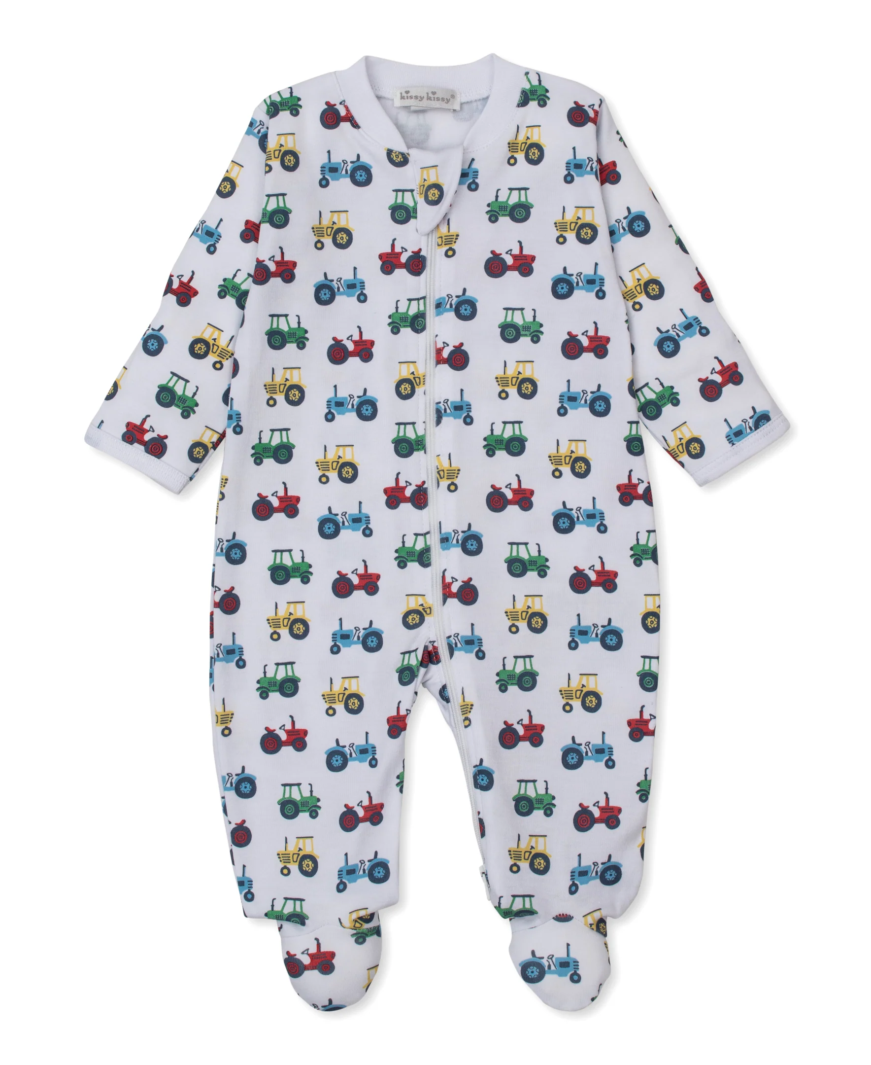 Trusty Tractors Zip Footie - Image 3